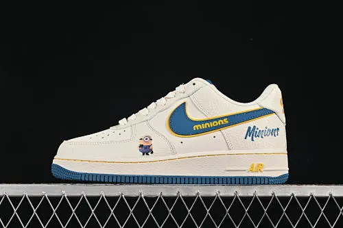 All Categories Nk Air Force 1 Air Force Series Nk Air Force 1 Low Air Force Low Nike Air Force 1'07 Low Minions White Blue Gold Air Force One Low Casual Shoes SC0601-566